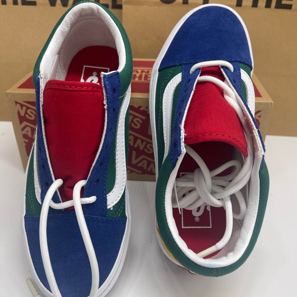 Vans Women's Old Skool (Vans Yacht Club) Blue/Green Sneakers
VN0A38G1R1Q - Picture 4 of 16